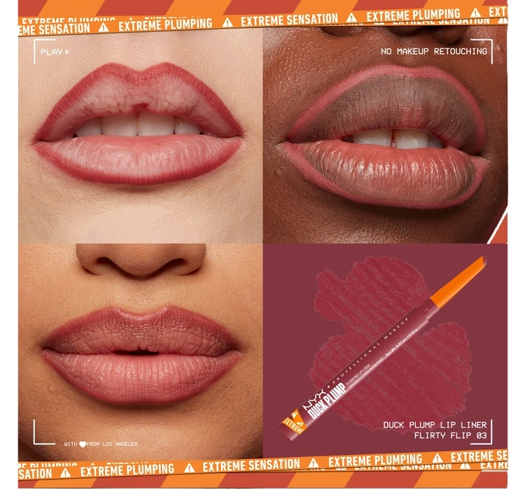 NYX Professional Makeup Duck Plump konturówka do ust 03 Flirty Flip 0,3 g