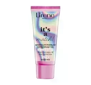 Lirene Its A Match mineralny podkład dopasowujący się SPF15 003 Nude 30 ml