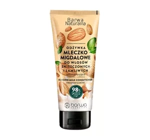 Barwa Naturalna odżywka do włosów zniszczonych i łamliwych Mleczko Migdałowe 200 ml