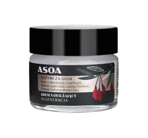 Asoa nawilżający krem do twarzy Odżywcza Goja 50 ml
