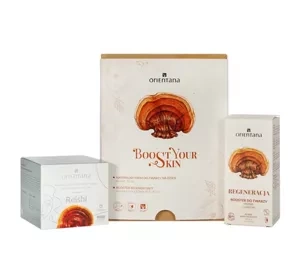 Orientana Boost Your Skin zestaw kosmetyków do pielęgnacji twarzy krem na dzień + booster