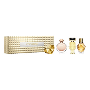 Rabanne woda perfumowana Lady Million 5 ml + Olympéa 6 ml + Fame 4 ml + Million Gold for Her 5 ml