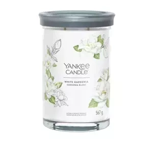 Yankee Candle Signature Tumbler duża świeca zapachowa White Gardenia 567 g