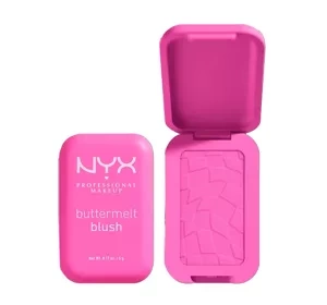NYX Professional Makeup Buttermelt róż do policzków w kompakcie 01 My Butta Half 5 g