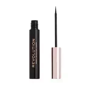 Makeup Revolution Super Flick eyeliner płynny liner z aplikatorem Black 4,5ml