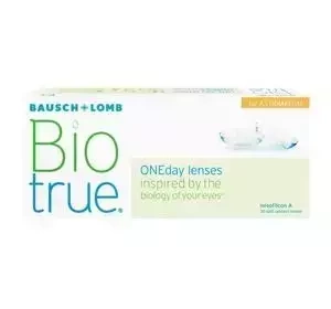 Biotrue ONEday for Astigmatism soczewki kontaktowe 30 szt 8.4/-2.50/-0.75/20