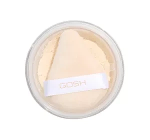 Gosh Bake'n Set Powder sypki puder utrwalający z trójkątnym puszkiem 002 Soft Yellow 15 g