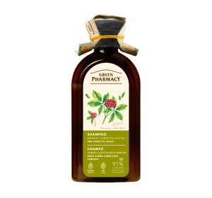 Green Pharmacy szampon do włosów tłustych u podstawy a suchych na końcach Żeń-szeń 350 ml
