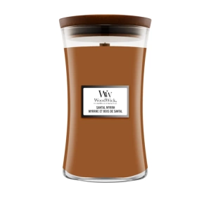WoodWick Large Jar Candle świeca zapachowa Santal Myrrh 610g