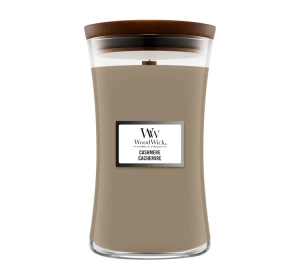 Woodwick Large Jar Candle świeca zapachowa Cashmere 610g