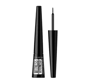 Claresa Witness The Fitness precyzyjny eyeliner w płynie czarny 4 g