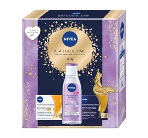 NIVEA Beautiful Time zestaw kosmetyków do pielęgnacji krem na dzień + krem na noc + płyn micelarny