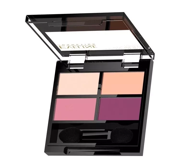 Eveline Quattro Eyeshadow paleta 4 cieni do powiek 03 3,2g