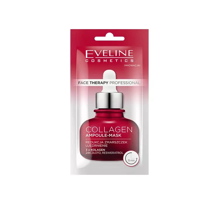 Eveline Face Therapy Professional collagen maseczka ujędrniająca i redukująca zmarszczki 8ml