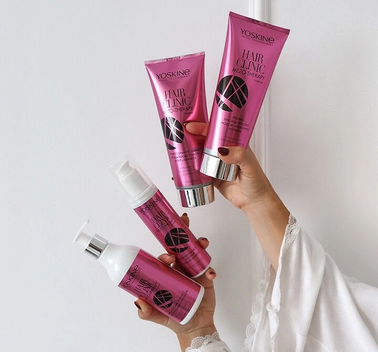 Yoskine Hair Clinic Mezo-Therapy profesjonalny zabieg wygładzający włosy efekt laminacji 200ml