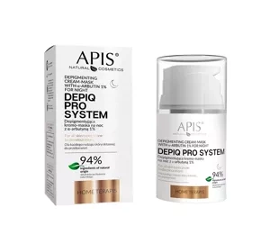 Apis Professional Depiq Pro System depigmentująca kremo-maska do twarzy na noc 50 ml