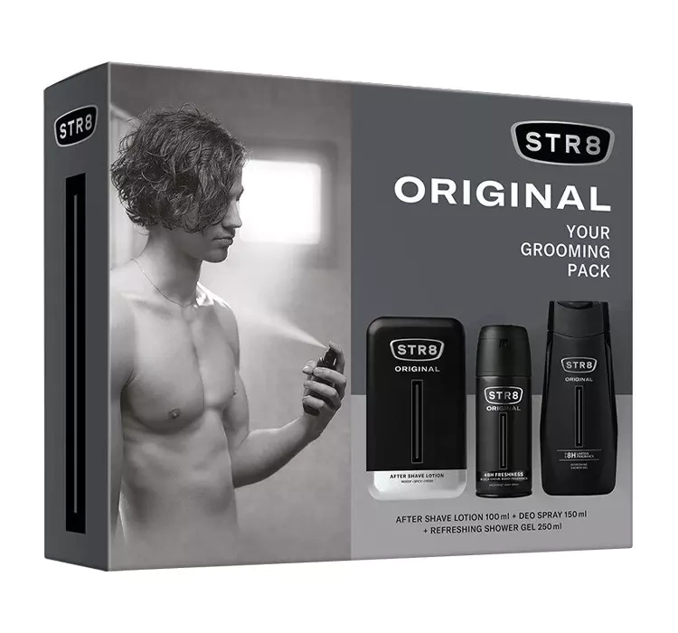 str8 original woda po goleniu 100 ml   zestaw 