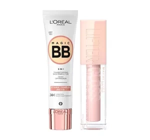 L'Oréal Paris krem BB Magic BB + Maybelline błyszczyk Lifter Gloss