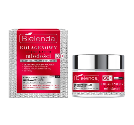 Bielenda Kolagenowy Stymulator Młodości endoliftingująco-naprawczy krem 60+ 50 ml