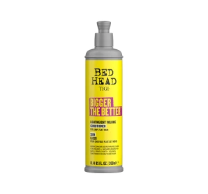 TIGI Bed Head Bigger The Better profesjonalna lekka odżywka zwiększająca objętość do włosów cienkich i delikatnych 300 ml