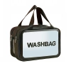 Top Choice Washbag dwukomorowa kosmetyczka Czarny
