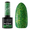Claresa Rainbow Jello Base baza hybrydowa do paznokci Green 5 g