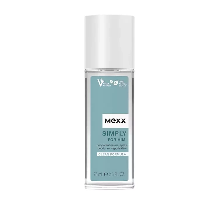 mexx simply for him dezodorant w sprayu 75 ml    