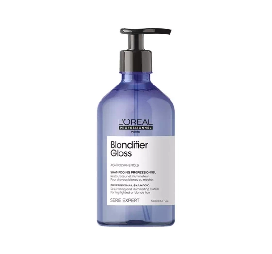 L'Oréal Professionnel Serie Expert Blondifier Gloss rozświetlający szampon do włosów blond 500 ml
