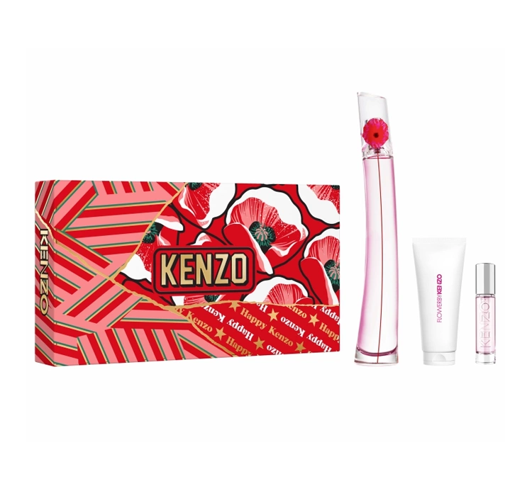 kenzo flower by kenzo poppy bouquet woda perfumowana 100 ml   zestaw  