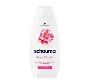 Schauma Rose Oil szampon i odżywka do włosów 2w1 400ml