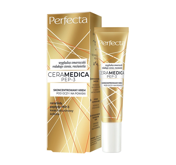 Perfecta Ceramedica Pep-3 skoncentrowany krem pod oczy i na powieki 15ml