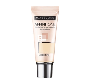 Maybelline Affinitone podkład do twarzy 02 Light Porcelain 30ml