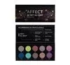 Affect Party All Night paleta 10 cieni do powiek 25 g