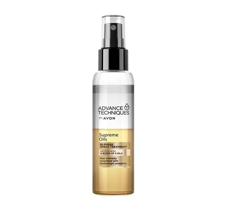 AVON ADVANCE TECHNIQUES SUPREME OILS BI-PHASE TREATMENT SPRAY DO WŁOSÓW 100ML