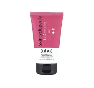 Skincyclopedia żel oczyszczający z 5% kompleksem odmładzającym z kwasami AHA i PHA i cynkiem 150ml