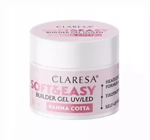 Claresa Soft & Easy żel budujący Panna Cotta 45 g