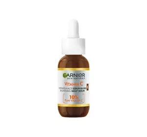 Garnier Vitamin C rozświetlające serum na noc 10% czystej witaminy C 30 ml