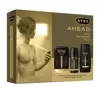 STR8 Ahead woda po goleniu 100 ml + dezodorant spray 150 ml + żel pod prysznic 250 ml