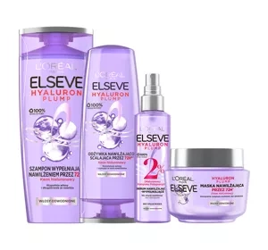 L'Oréal Paris Elseve Hyaluron Plump szampon + odżywka + maska + serum