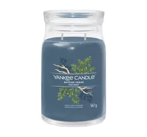 Yankee Candle Signature duża świeca zapachowa Bayside Cedar 567 g