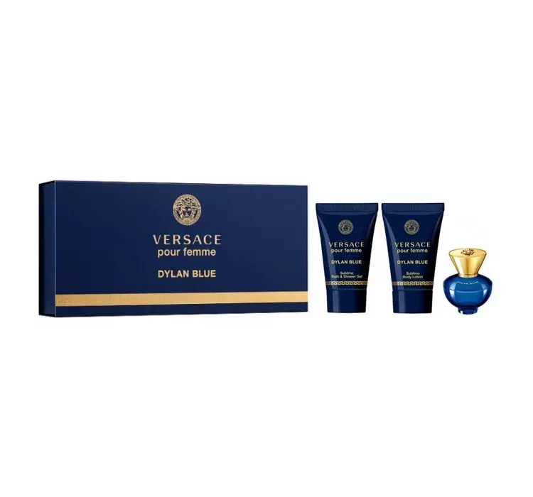 versace versace pour femme dylan blue woda perfumowana 5 ml   zestaw 