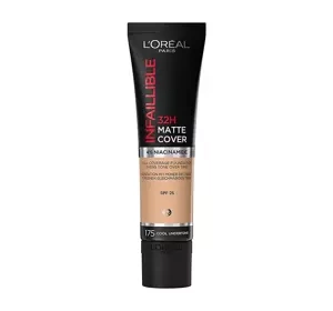 L'Oréal Paris Infaillible 32 H Matte Cover długotrwały podkład matujący 175 30 ml