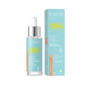 Eveline Cosmetics Perfect Skin Acne kuracja na noc korygująca niedoskonałości 1 stopień złuszczania 30 ml