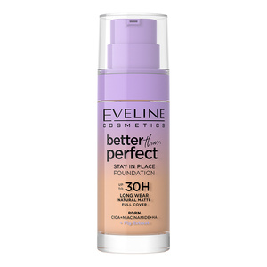 Eveline Better Than Perfect Stay in Place długotrwały podkład do twarzy zastygający 03 Nude Beige 30 ml