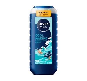 NIVEA MEN Cool Marine żel pod prysznic 3w1 dla mężczyzn 250 ml