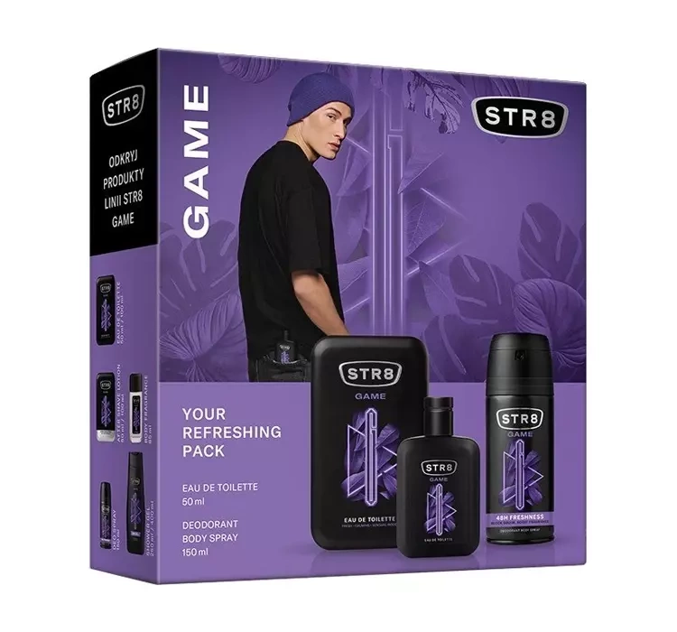 str8 game woda toaletowa 50 ml   zestaw  