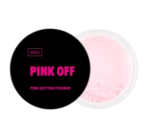 Wibo Pink Off różowy puder do twarzy utrwalający makijaż 7 g