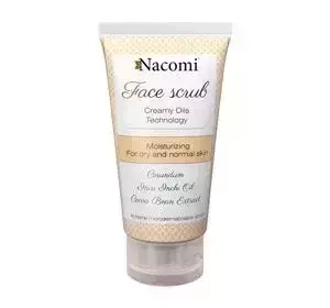 Nacomi peeling do twarzy z korundem nawilżający 85 ml