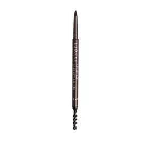 LUMENE LONGWEAR EYEBROW DEFINER WEGAŃŚKA AUTOMATYCZNA KREDKA DO BRWI 3 ASH BROWN 0,09G