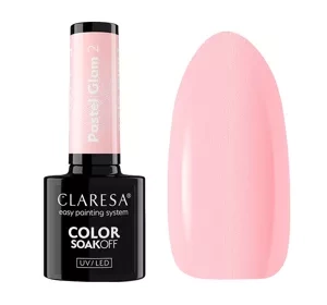 Claresa hybrydowy lakier do paznokci Pastel Glam 2 5 g